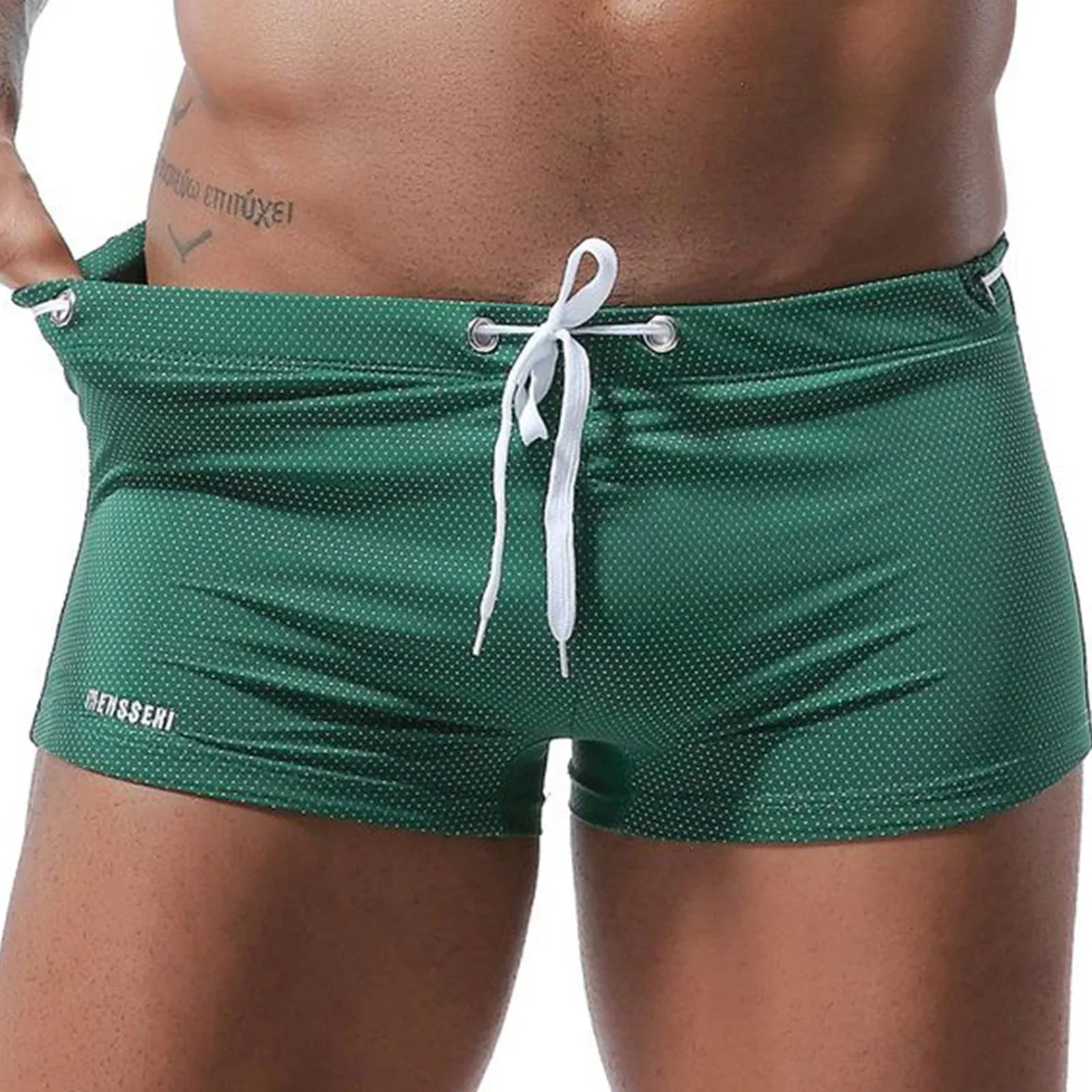Bold Captain Bowtie Swim Trunks