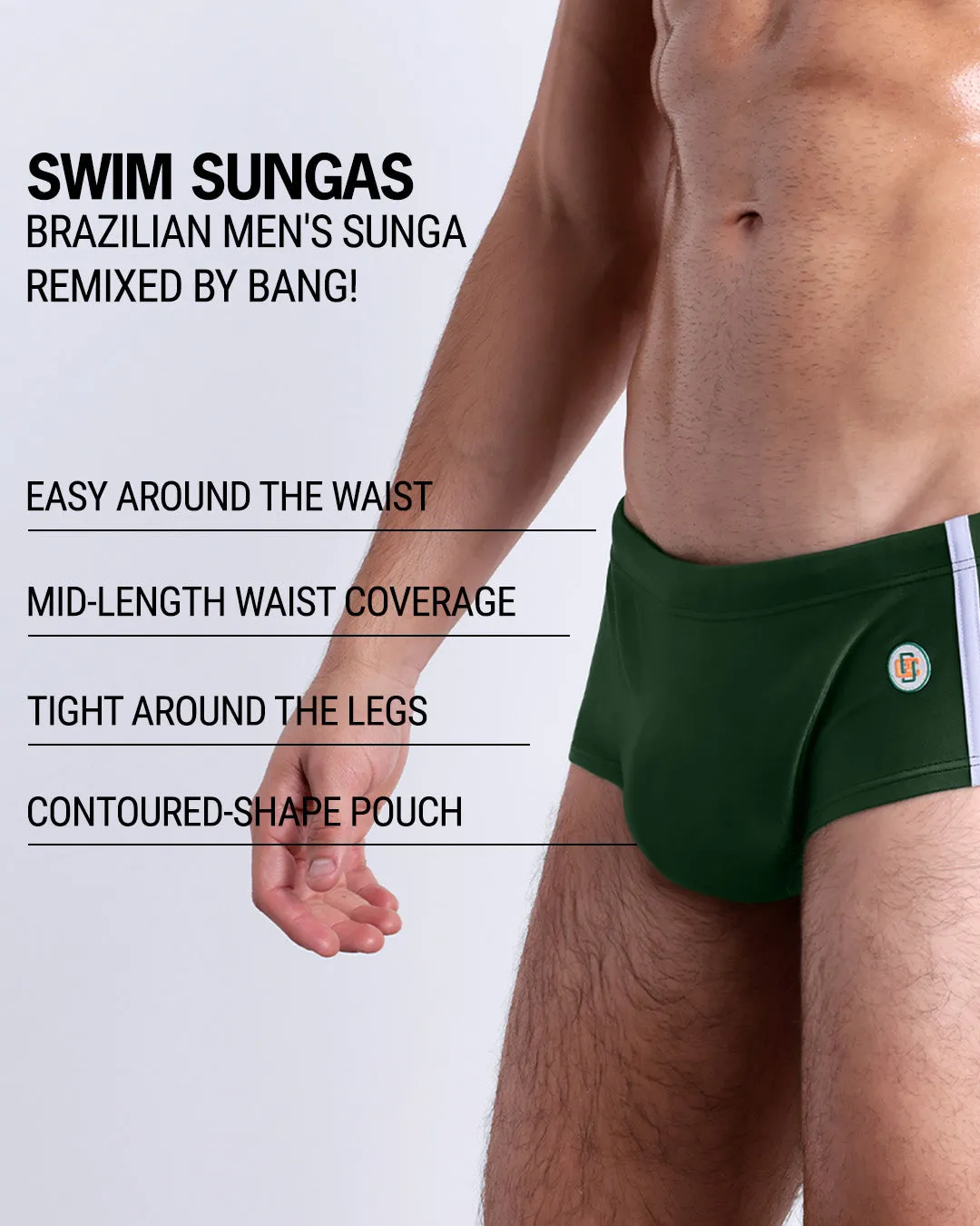 BRAVE GREEN - Swim Sunga