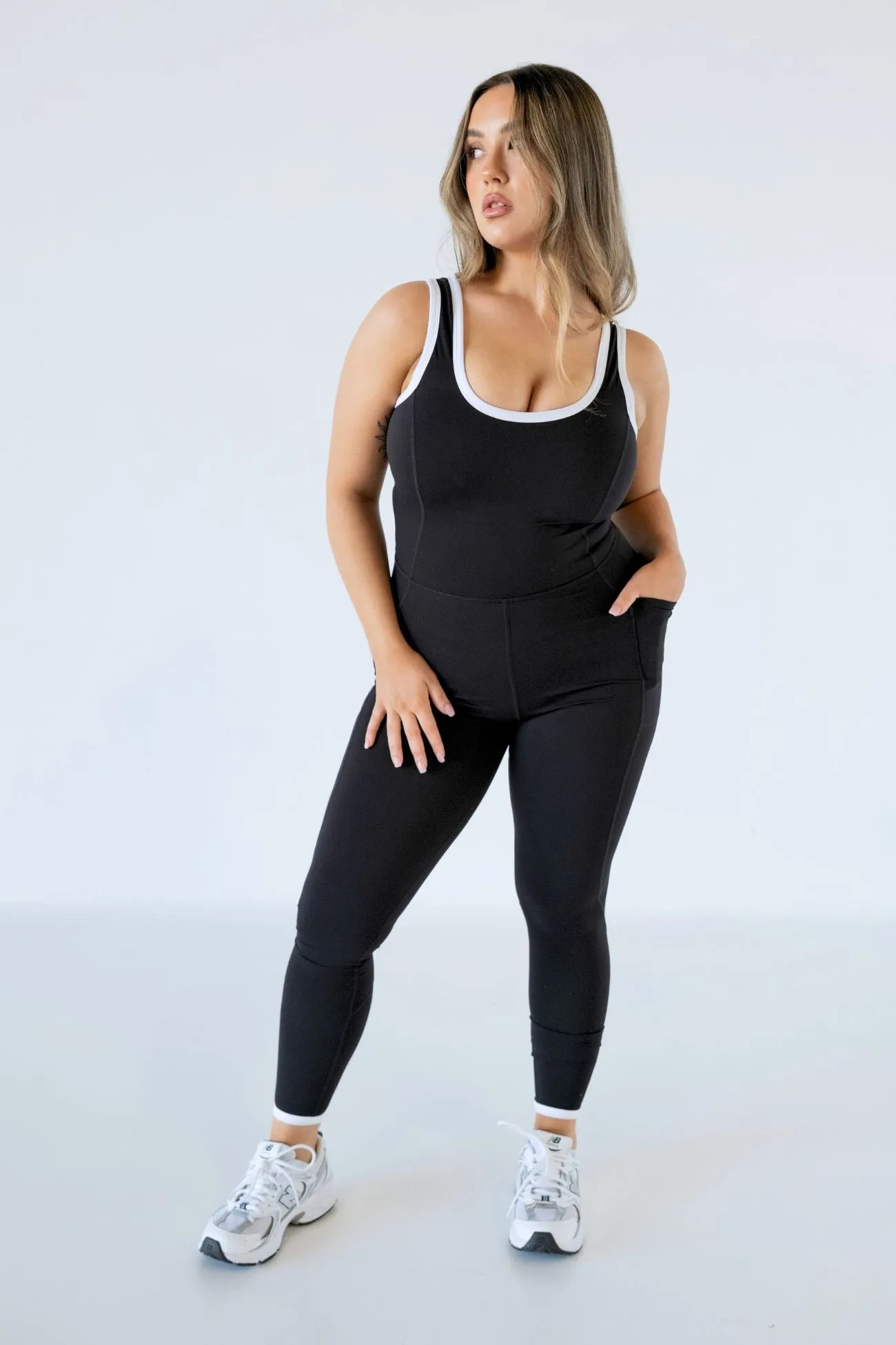 Breathe Full Pocket Bodysuit - Contrast