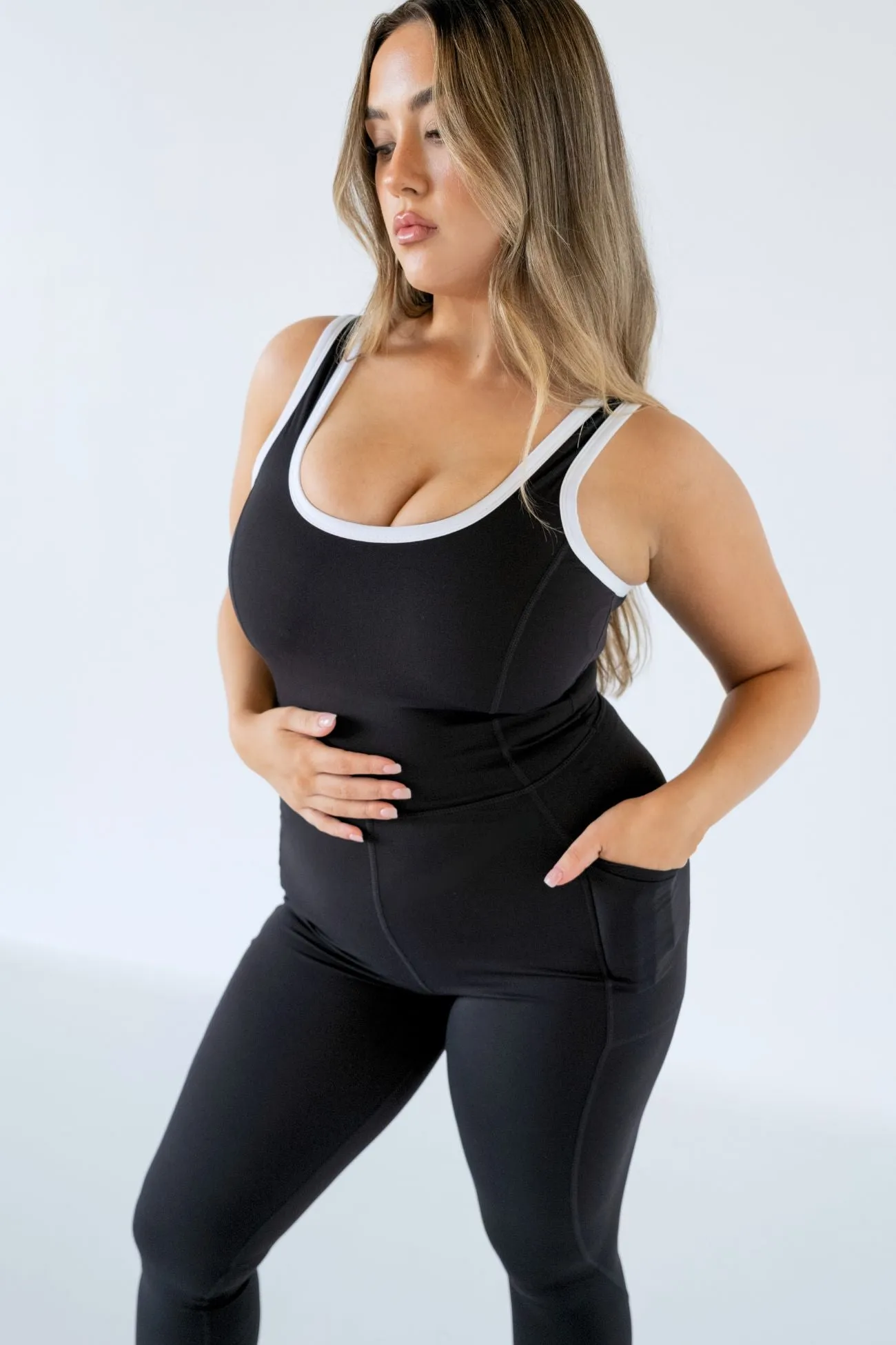 Breathe Full Pocket Bodysuit - Contrast