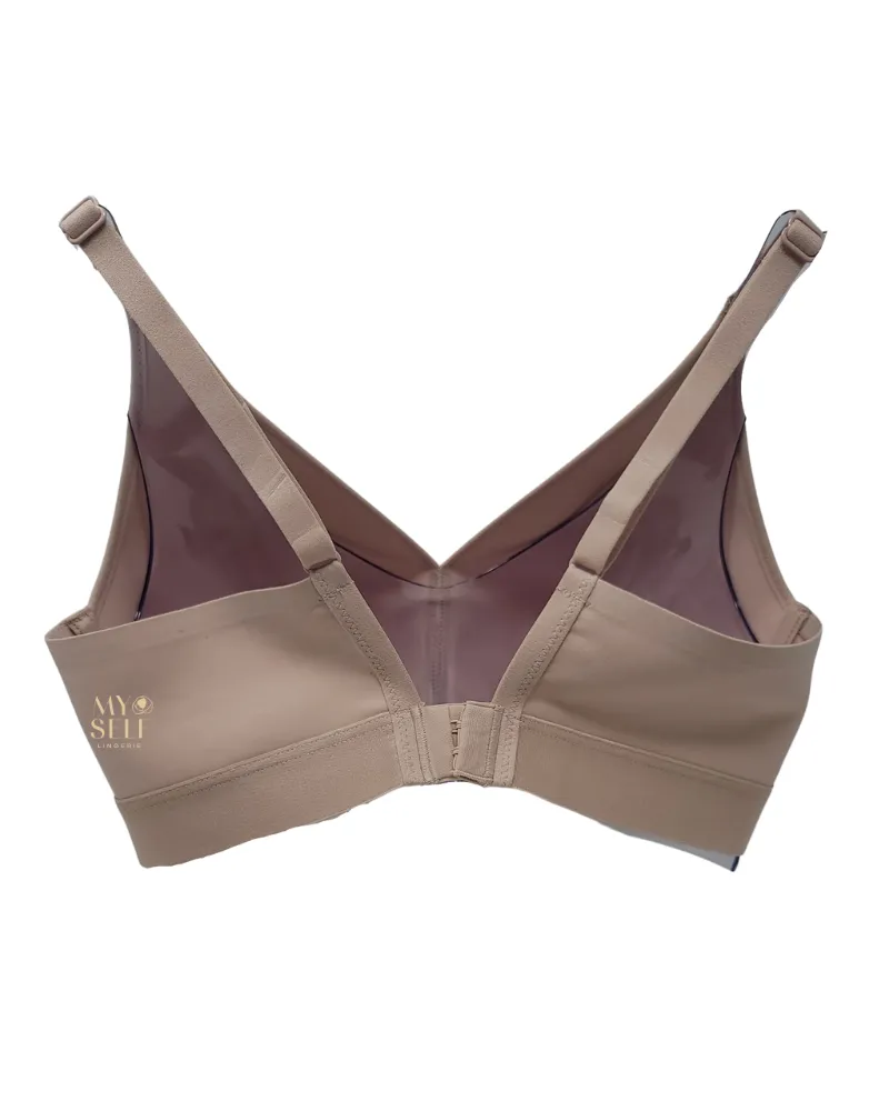Chantelle Nude Rose Bare Essential Lightweight Wire Free Spacer Bra