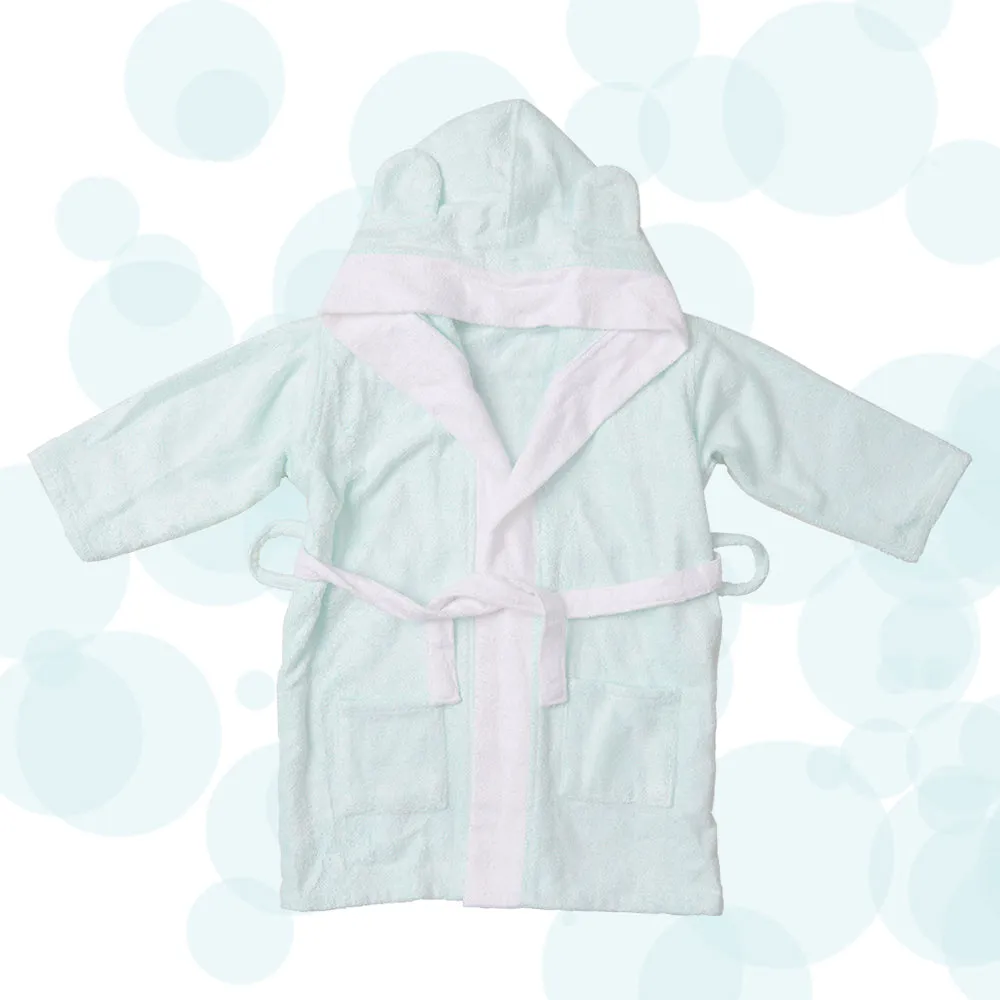 Fancy Fluff Bamboo Cotton Baby Bathrobe - Bear