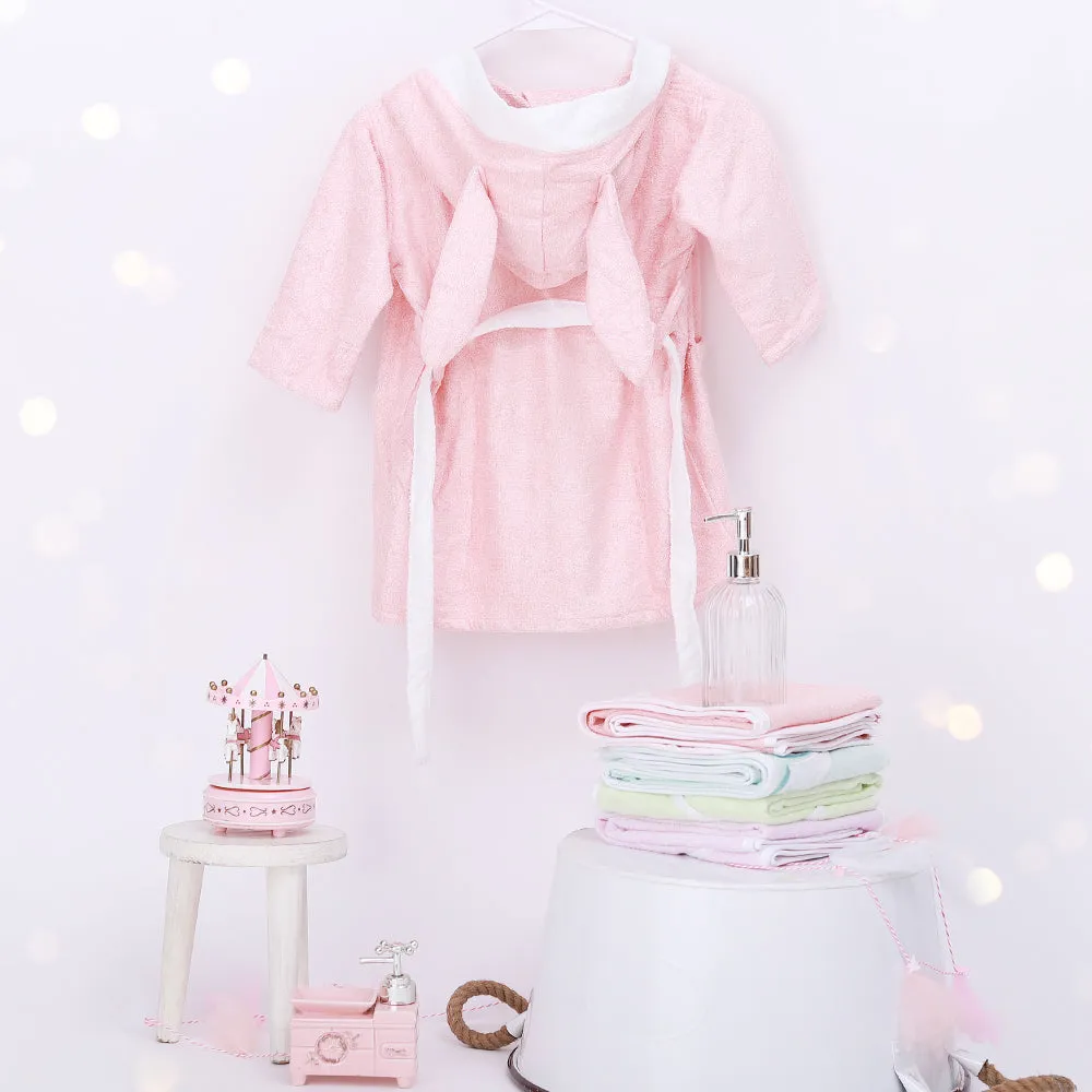 Fancy Fluff Bamboo Cotton Bathrobe - Bunny