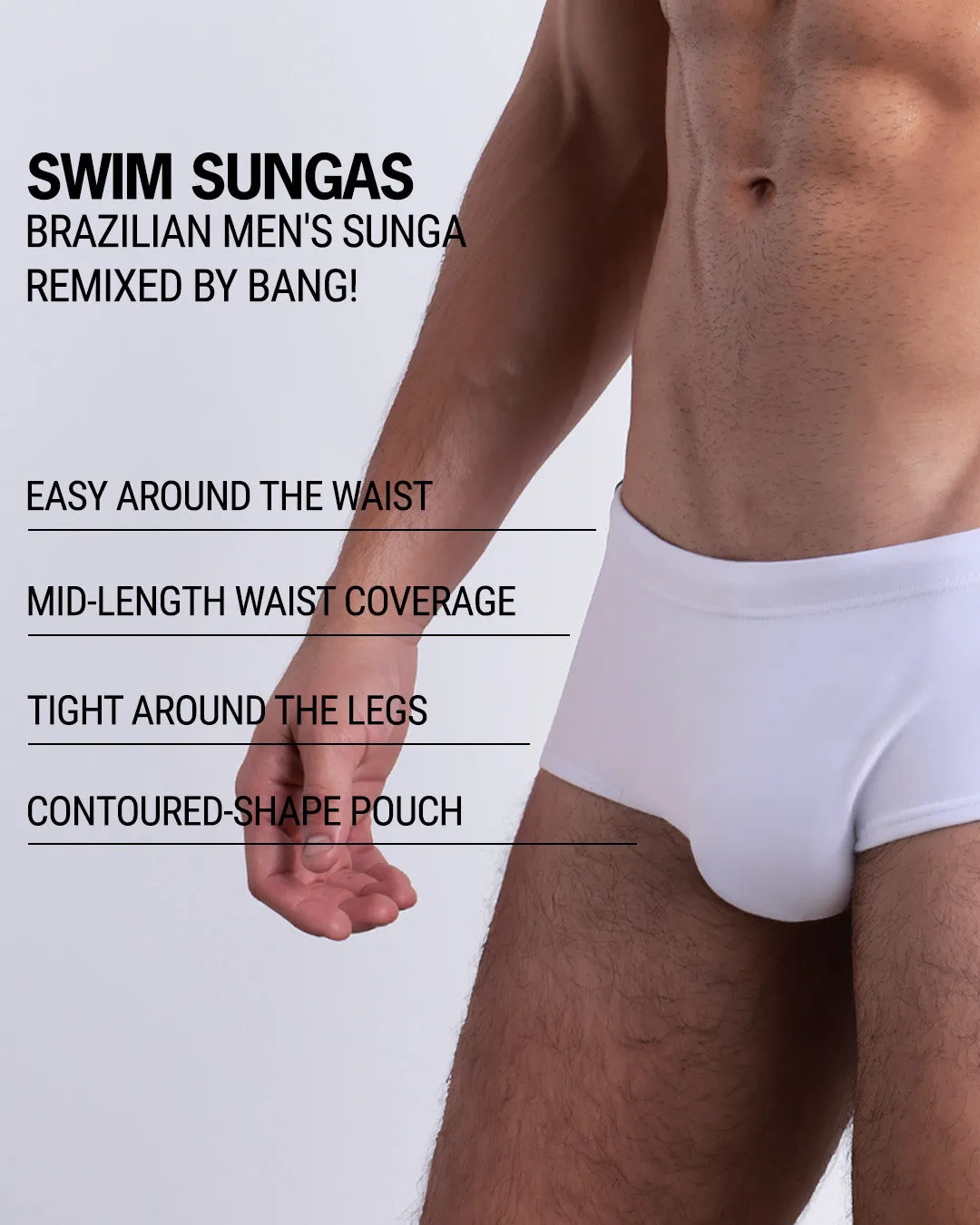 FORZA WHITE - Swim Sunga