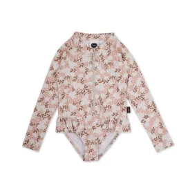 Kapow Vintage Floral Rashie Bathers