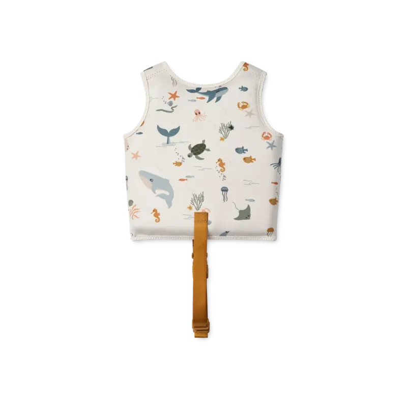 Liewood Dove Swimming Vest Float Vest | Sea Creature /Sandy