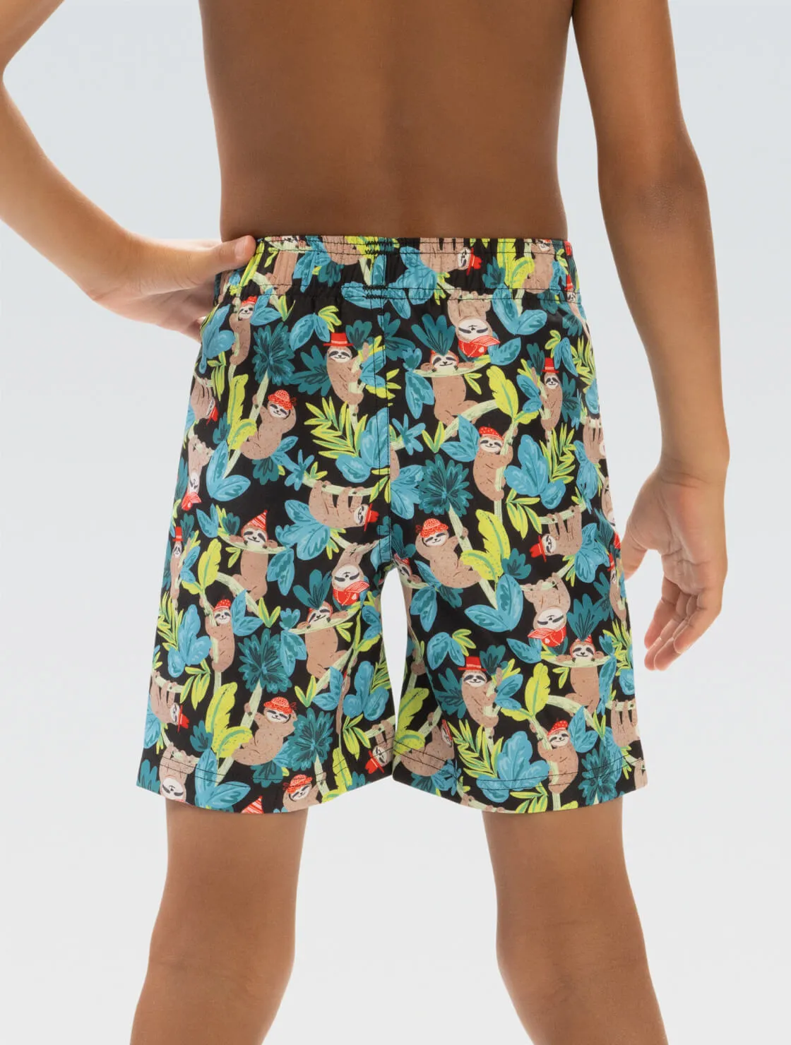 Little Dolfin Boys' Hang Tight Swim Trunks