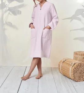 Lux Soft Terry Velour Zip Robe