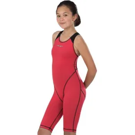 Maru Girls Competition Swimwear - XT3 Junior Pro Legs - Coral and Black