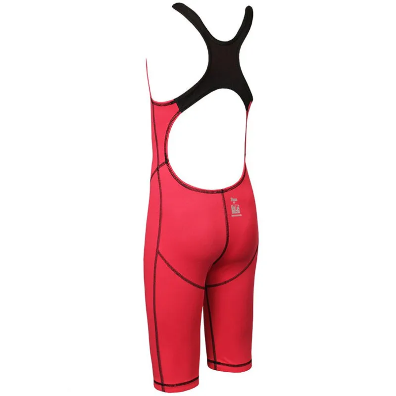 Maru Girls Competition Swimwear - XT3 Junior Pro Legs - Coral and Black