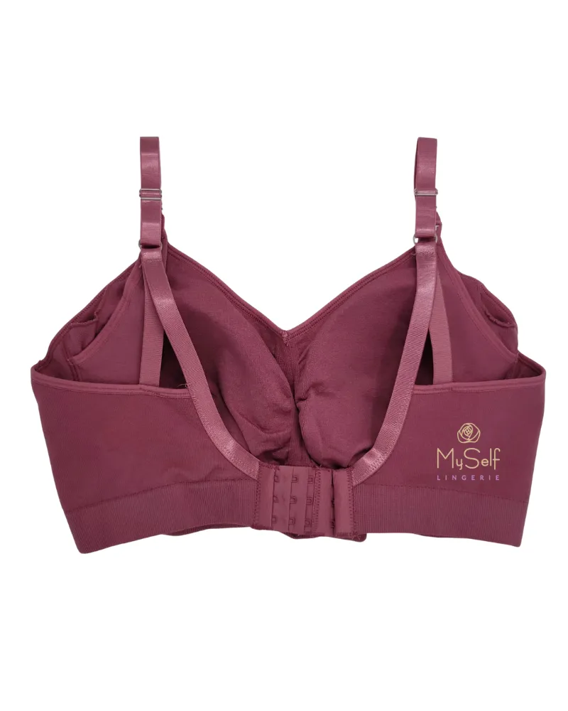 My Necessity Rose Wire Free Nursing Bra (DDD-I Cups)