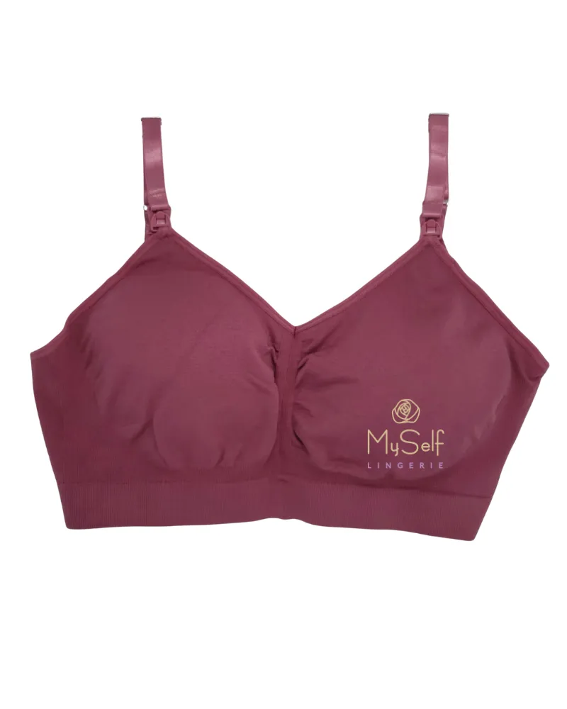 My Necessity Rose Wire Free Nursing Bra (DDD-I Cups)