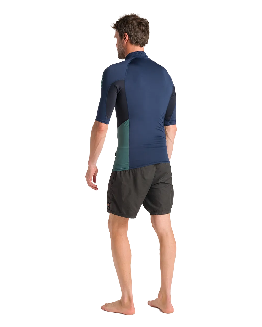 Nuwave Basics Rash Vest in Bluestone