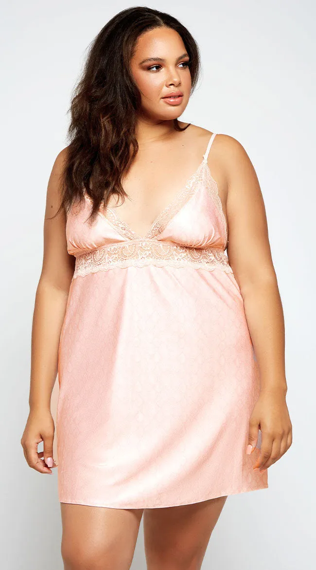 Plus Size Lyanna Snakeskin Nightgown