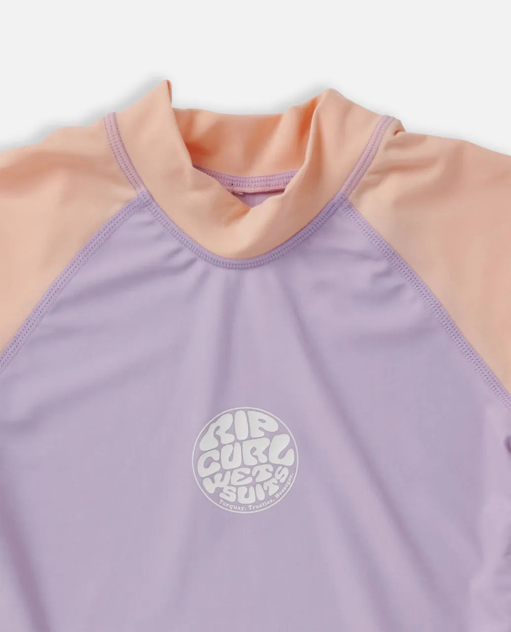 Sea Mist Short Sleeve Rash Vest - Girls (0-8 years)