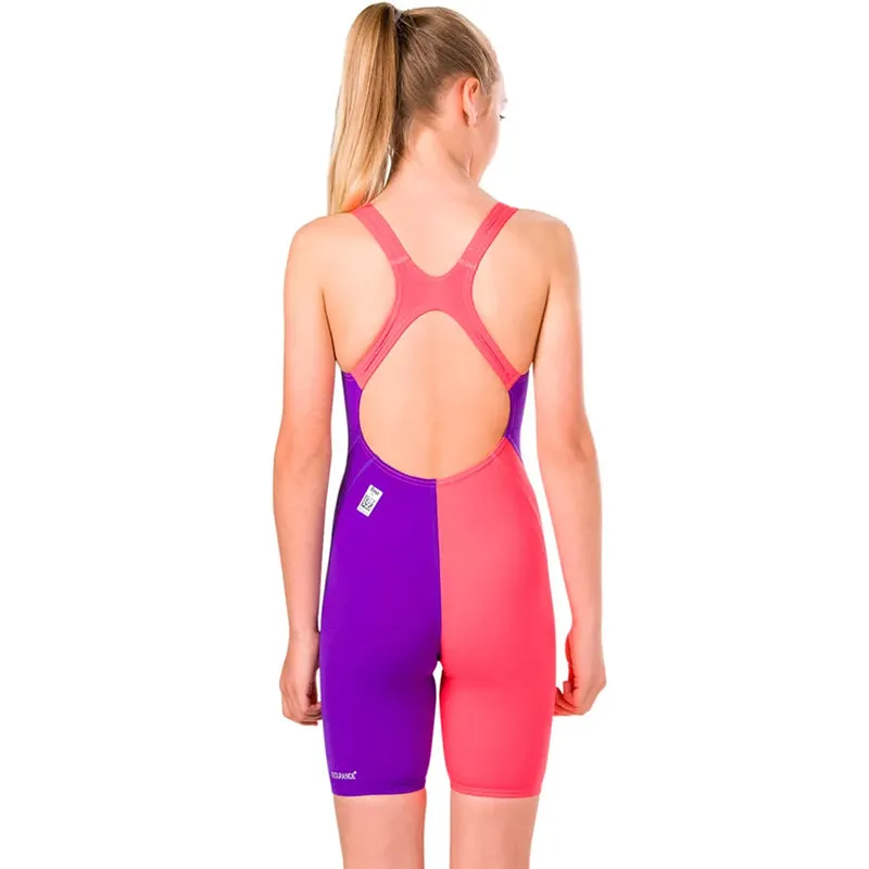 Speedo - Junior Fastskin Endurance  Kneelength - Purple/Red