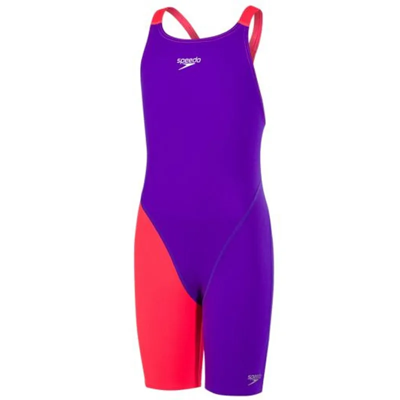Speedo - Junior Fastskin Endurance  Kneelength - Purple/Red