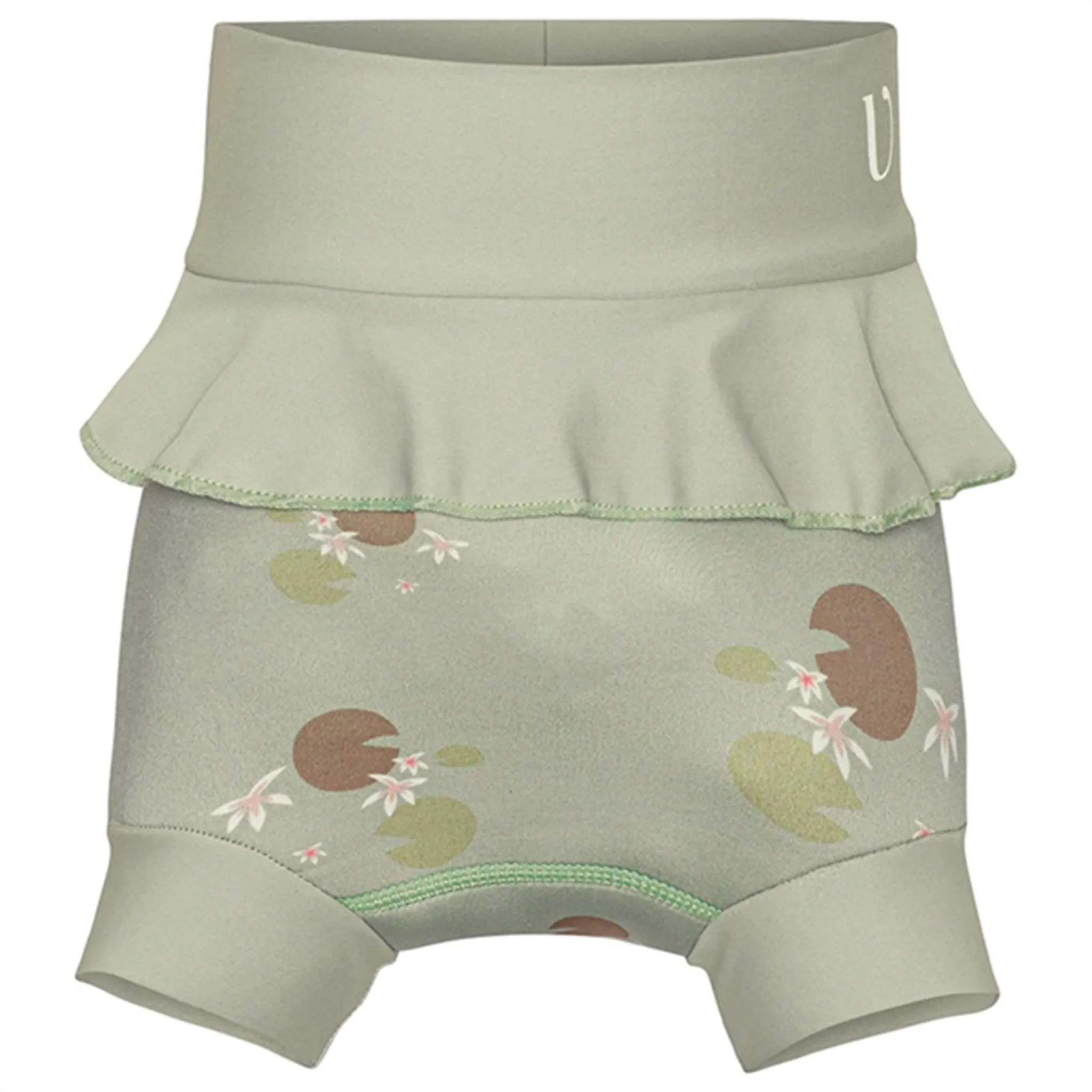 Vanilla COPENHAGEN Neopren Nappy Swim Pants UV50  Water Lily Aqua