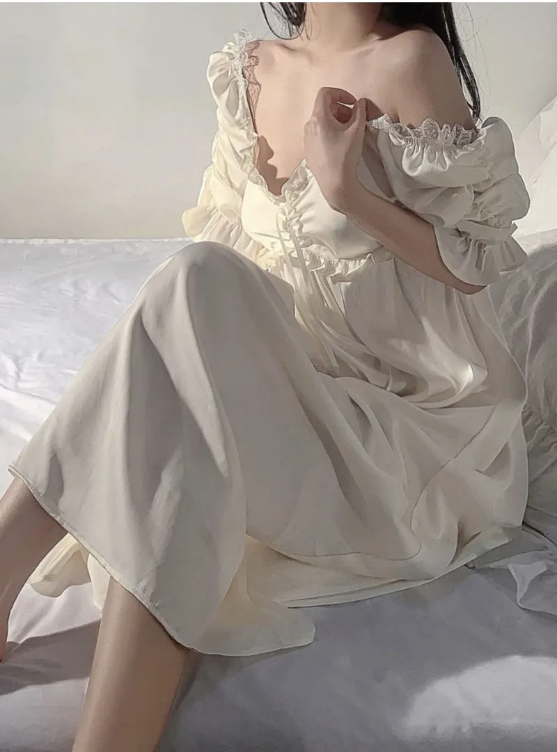 VenusFox Women Sleepwear  Night Wear  Summer Nightgown  Nighty for Ladies