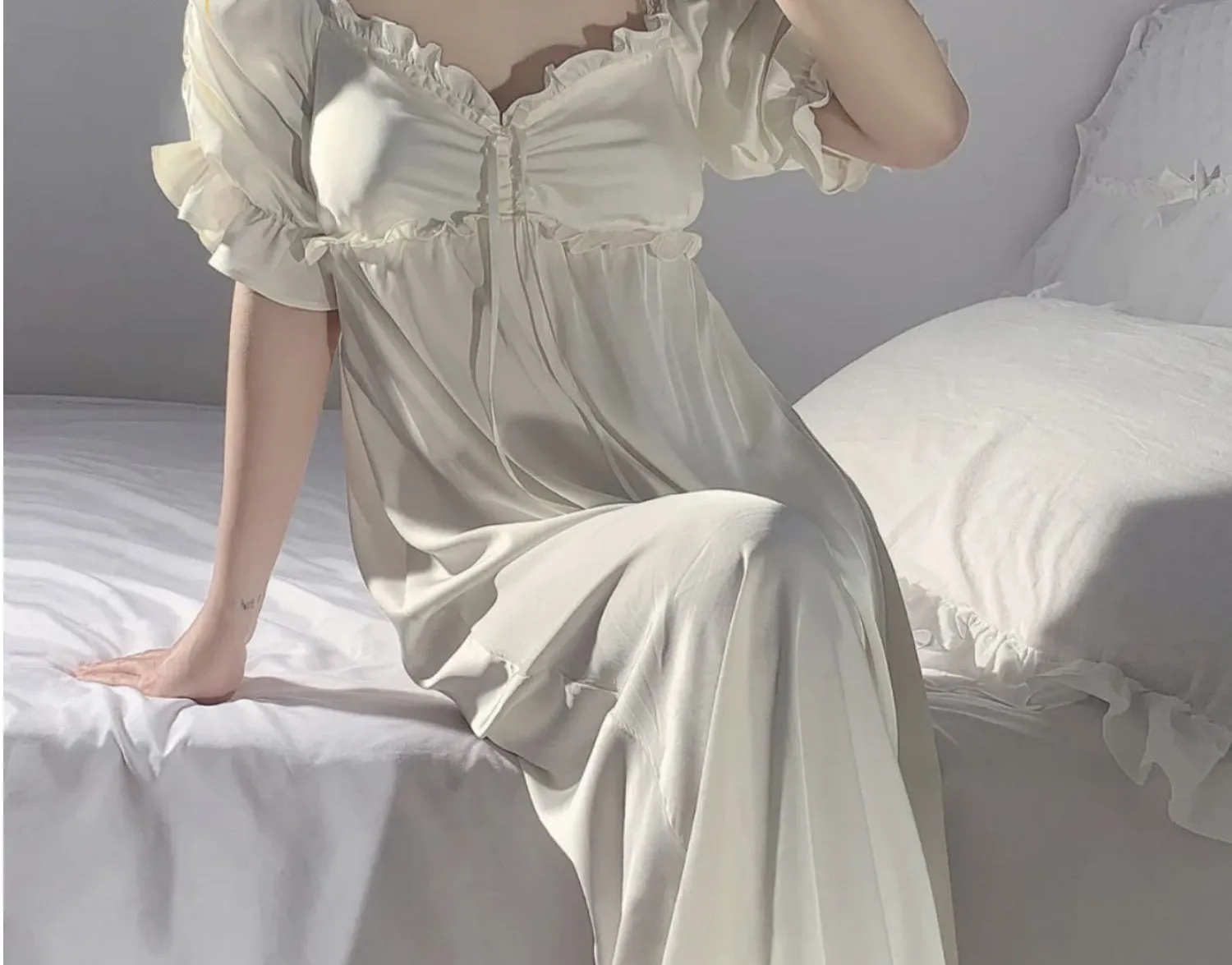 VenusFox Women Sleepwear  Night Wear  Summer Nightgown  Nighty for Ladies