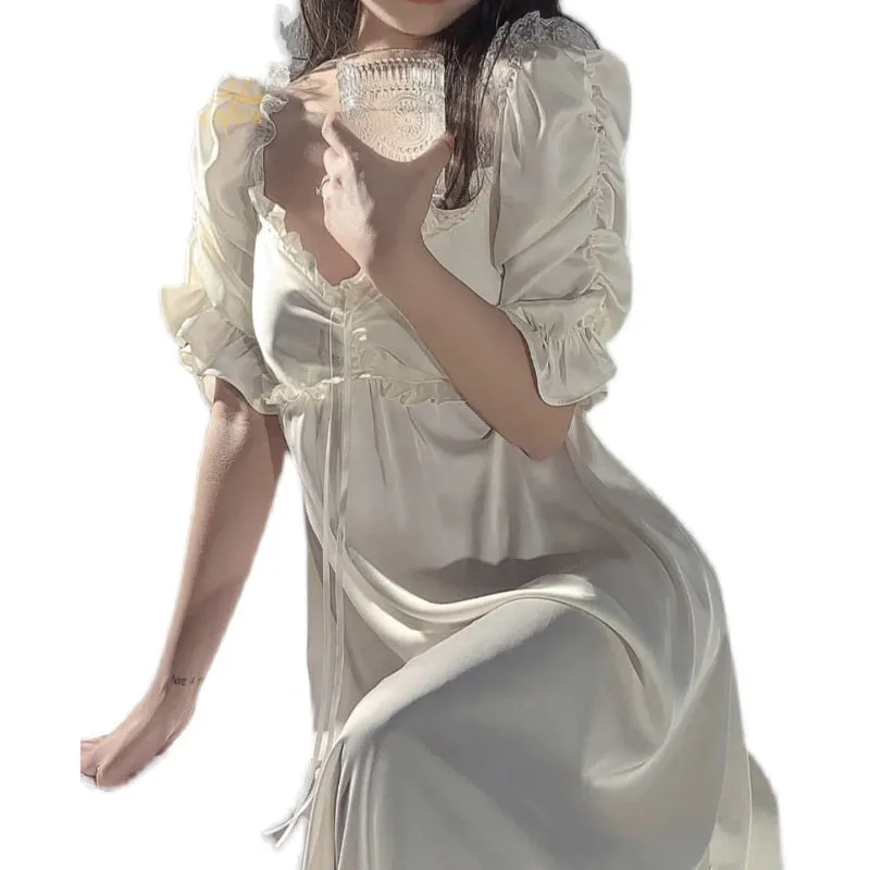 VenusFox Women Sleepwear  Night Wear  Summer Nightgown  Nighty for Ladies