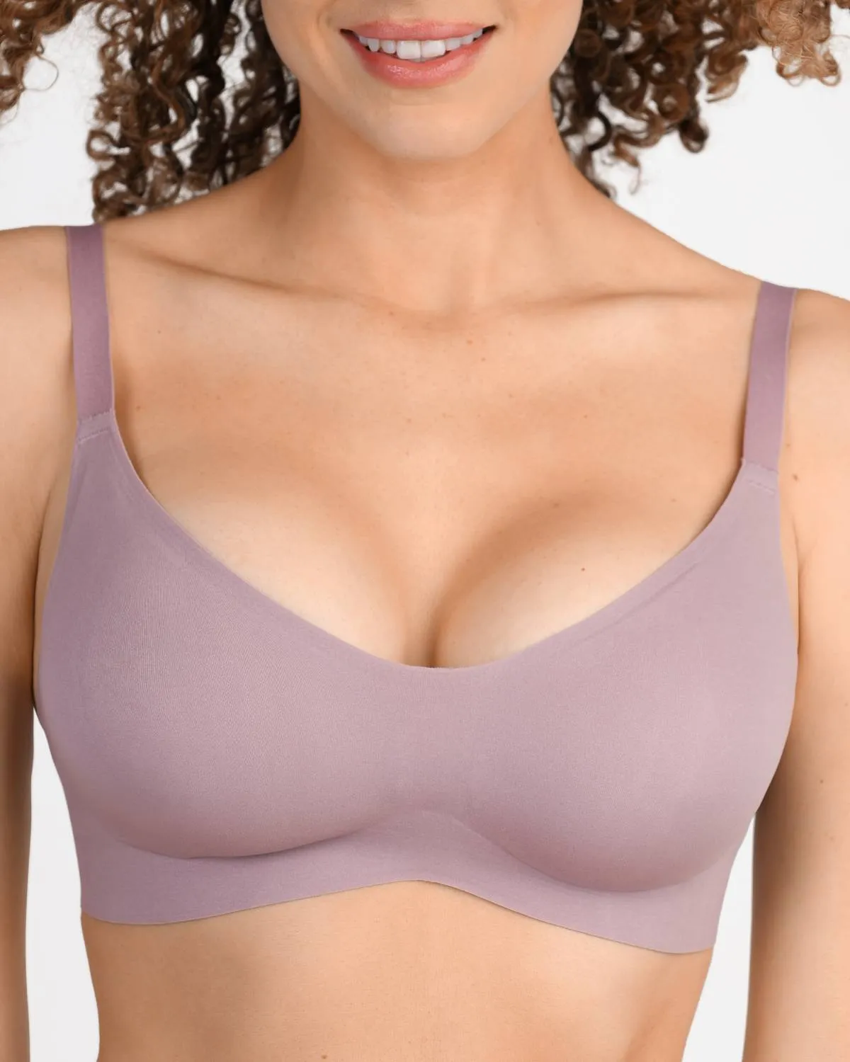 Wire-Free Support Plunge Bra