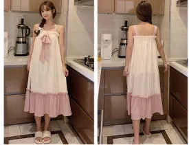 Women Summer Thin Short Sleeve Cotton Cute Nightdress 257570