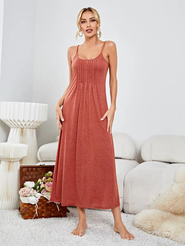 Women's suspender nightdress pajamas home wear