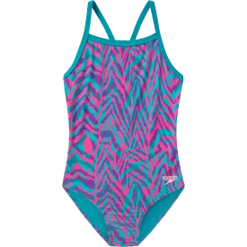 Youth Mini Vibe Printed Propel Back One Piece